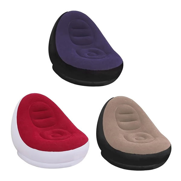 Air Inflatable Folding Sofa, Inflatable Leisure Sofa Chair and Footstool
